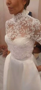 abito da sposa trasformabile due in uno di Atelier Meni Roma